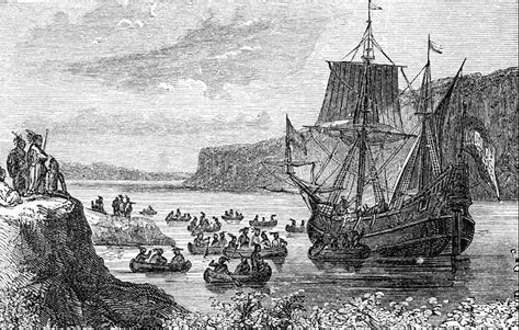 How the M'hiacanuk met the Half Moon captained by Henry Hudson